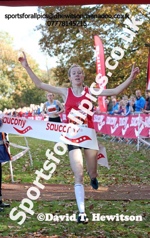 Under-17 womens National Cross Country Relays. Photo: David T. Hewitson/Sports for All Pics